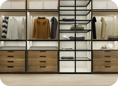 Clothes & Abaya Wardrobes